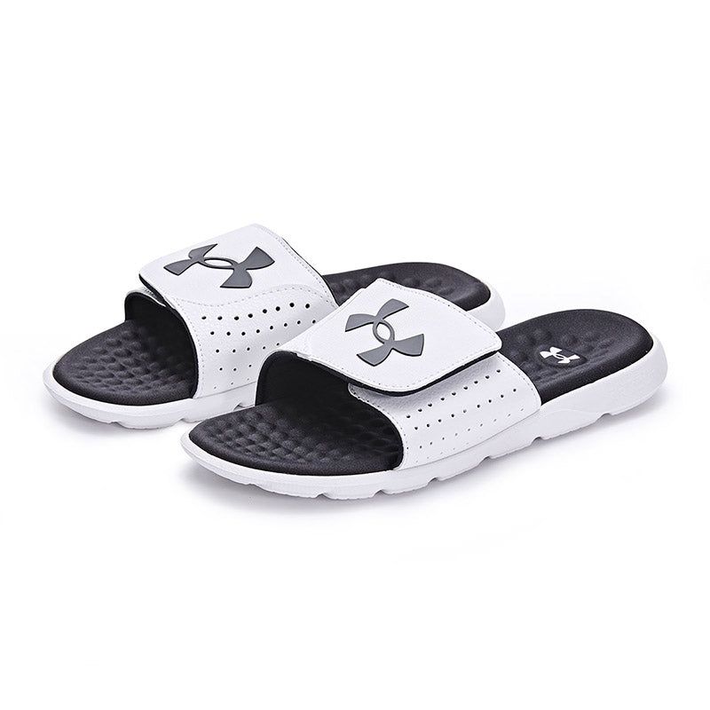 (GS) Under Armour Ignite Pro Slides 'White and Black' 3026036 sold by KicksCrew product image thumbnail 2