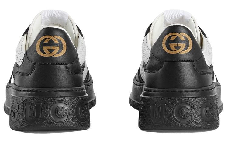 Gucci GG Embossed Sneaker 'Black White Leather' 669582-AAA4T-1068 sold by KicksCrew product image thumbnail 4