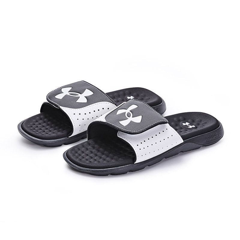 (GS) Under Armour Ignite Pro Slides 'White and Black' 3026036 sold by KicksCrew product image thumbnail 4
