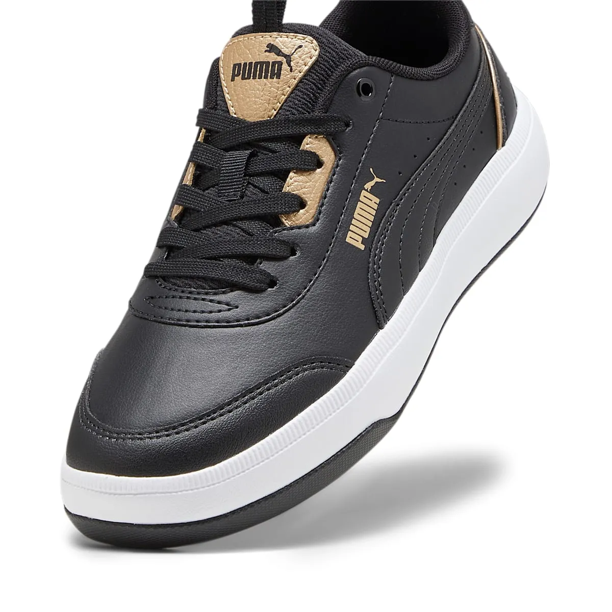 (WMNS) PUMA Tori 'Pop-Up Metallics Black Gold' 392490-01 sold by KicksCrew product image thumbnail 5