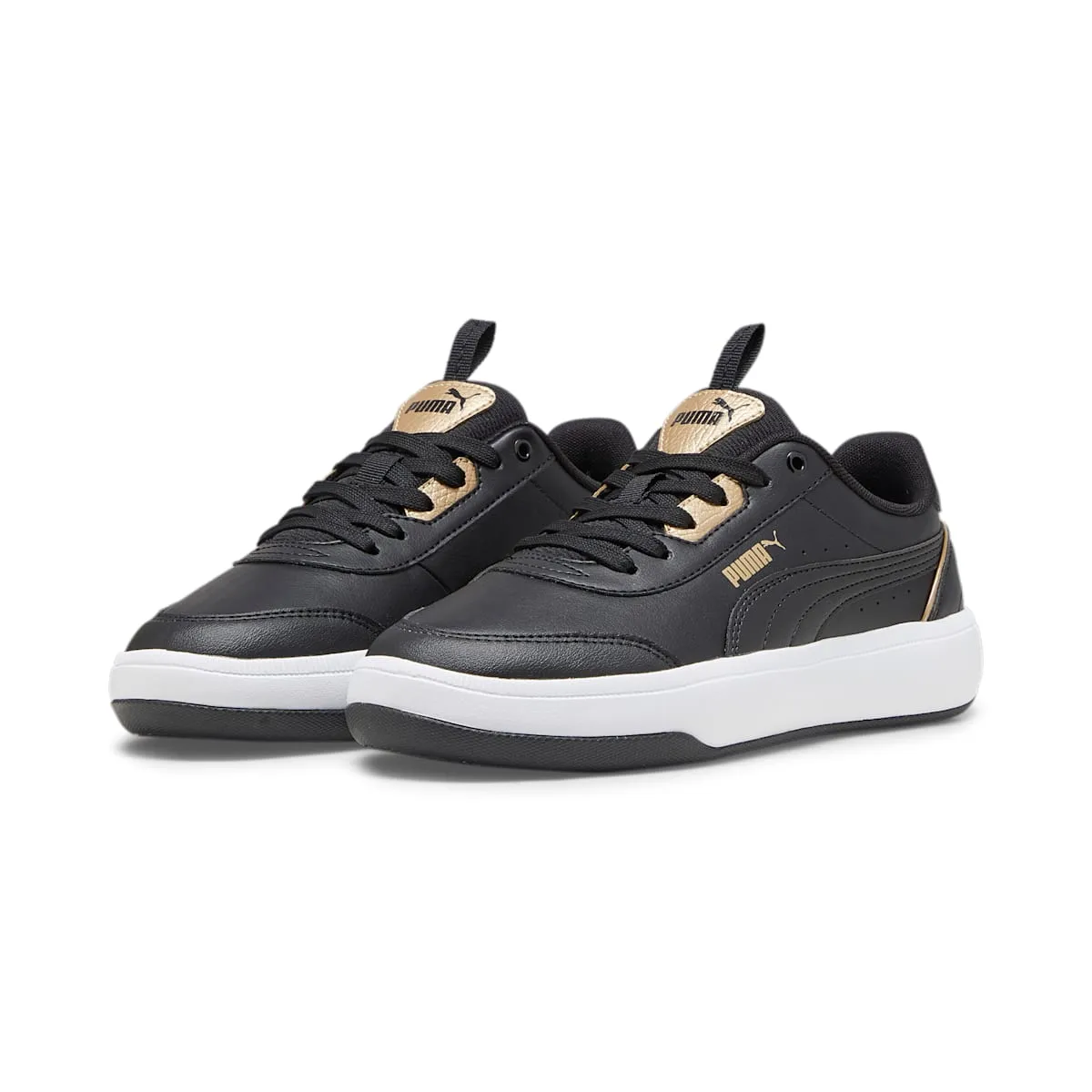 (WMNS) PUMA Tori 'Pop-Up Metallics Black Gold' 392490-01 sold by KicksCrew product image thumbnail 3