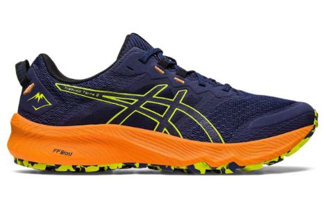 ASICS Trabuco Terra 2 'Deep Ocean Neon Lime' 1011B607-400 sold by KicksCrew