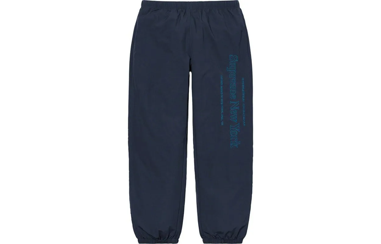 Supreme Side Logo Track Pants 'Navy' SUP-FW20-086 sold by KicksCrew