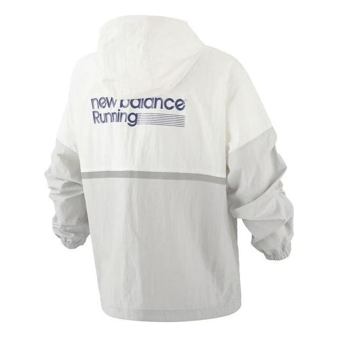 (WMNS) New Balance Authentic Sport Jacket 'White Grey' 5AD37632-LGR sold by KicksCrew