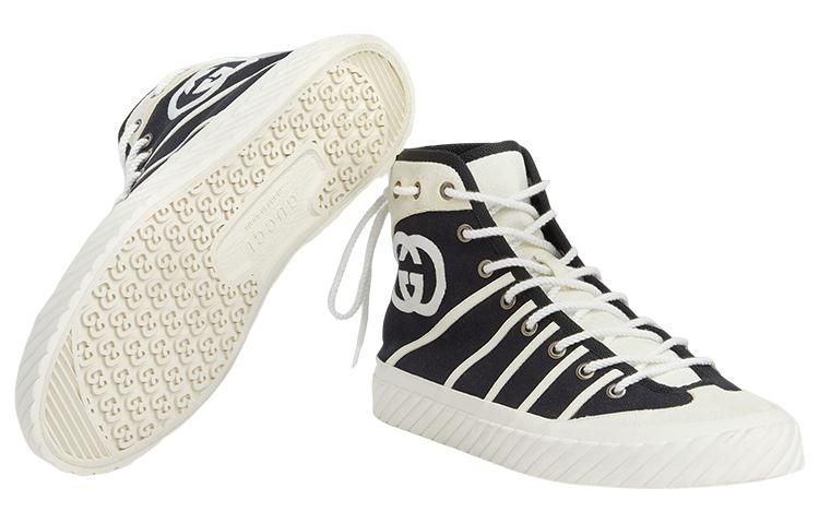 GUCCI GG Tortuga High Sneakers 'Black White' 741893-FABJU-1297 sold by KicksCrew product image thumbnail 4