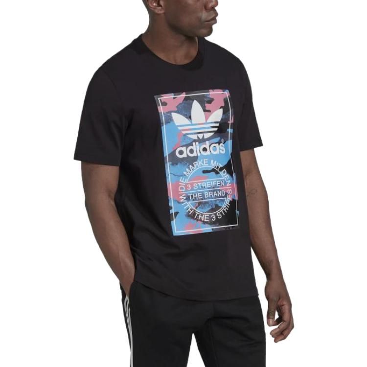adidas originals Graphic Camo T-shirt 'Black' HK5157 sold by KicksCrew product image thumbnail 4