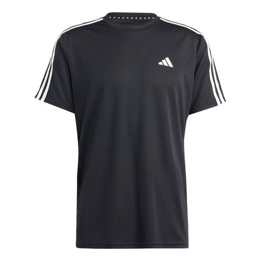 adidas Essentials 3-Stripes Training T-Shirt 'Black' IB8150 sold by KicksCrew