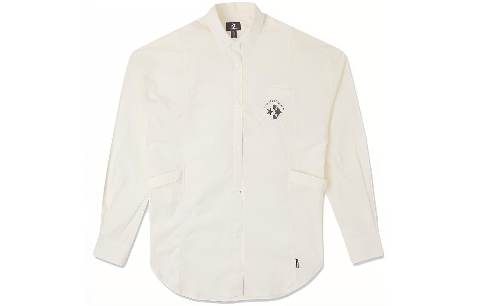 (WMNS) Converse Skateboard Shirt 'White' 10026167-A01 sold by KicksCrew product image thumbnail 2