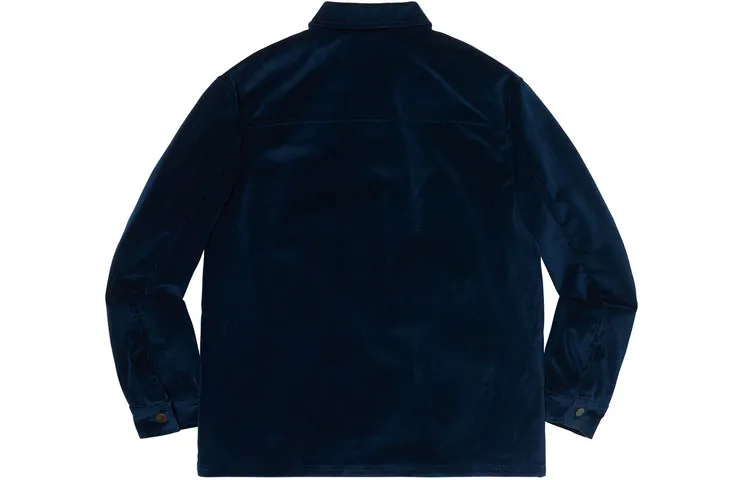 Supreme SS20 Week 1 Velvet Chore Coat 'Black' SUP-SS20-218 sold by KicksCrew product image thumbnail 3