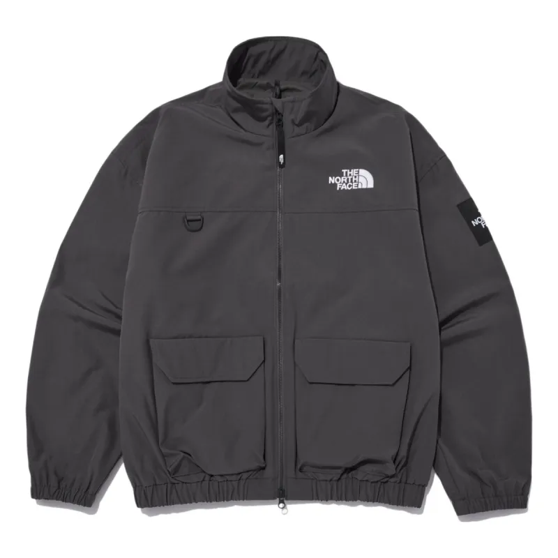 THE NORTH FACE FW22 Logo Crop Jacket 'Grey' NJ3BN51L sold by KicksCrew