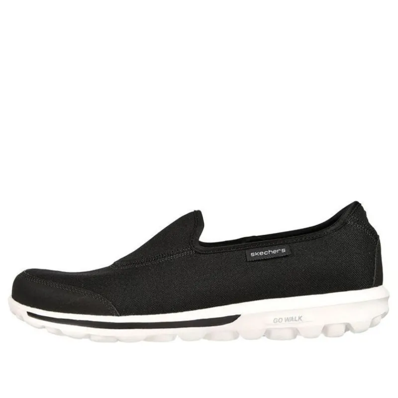 (WMNS) Skechers Go Walk Classic 'Ideal Sunset - Black White' 124464-BKW sold by KicksCrew