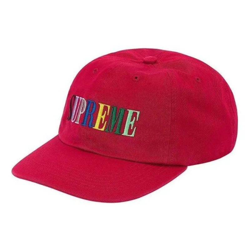 Supreme Multi Color Logo 6-Panel 'Multi-Color' SUP-FW20-063 sold by KicksCrew