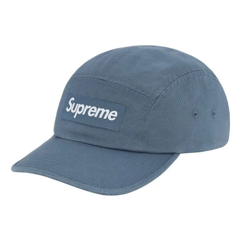Supreme Washed Chino Twill Camp Cap 'Teal White' SUP-FW20-059 sold by KicksCrew