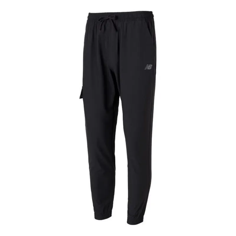 New Balance NB Logo Woven Jogger 'Black' AMP42320-BK sold by KicksCrew