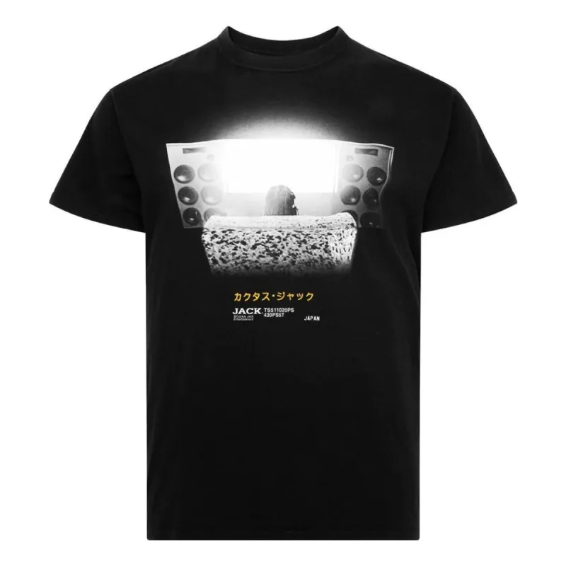 Travis Scott Cactus Jack x Playstation Chair T-Shirt 'Black' CJPSSS35BLACK sold by KicksCrew