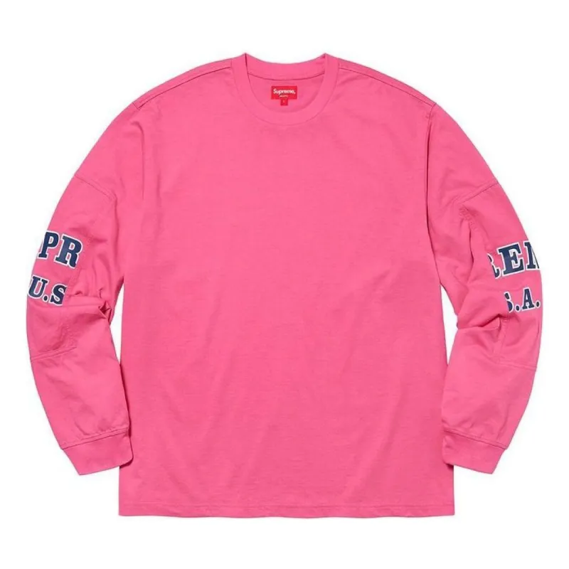 Supreme Cutout Sleeves L/S Top 'Pink Navy' SUP-FW20-026 sold by KicksCrew