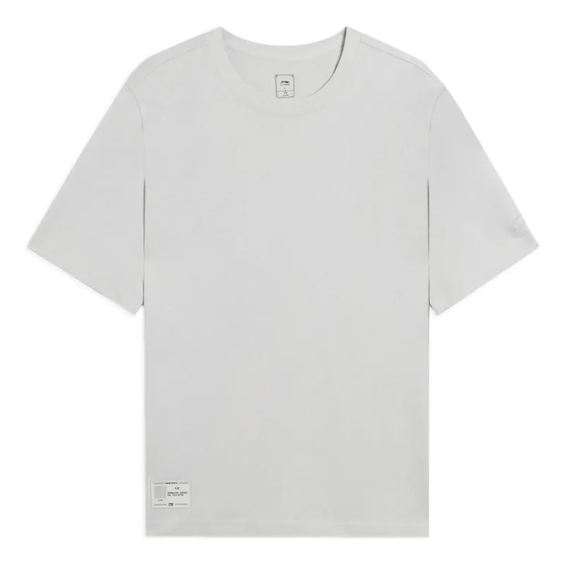 Li-Ning Lifestyle T-shirt 'Light Grey' AHSS339-1 sold by KicksCrew