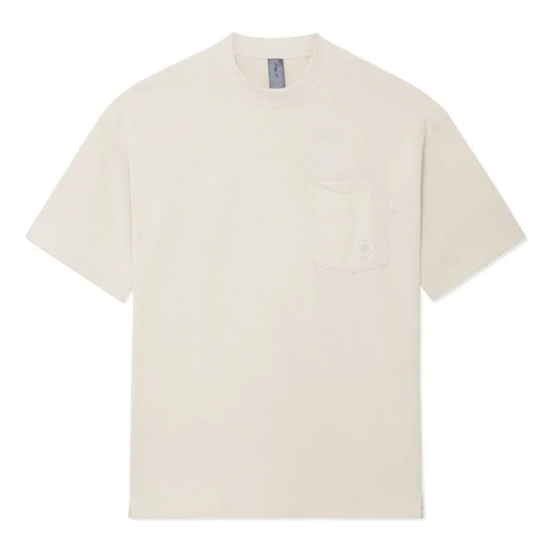 Li-Ning x Jackie Chan Kung Fu Pocket T-shirt 'Pearl White' AHSS205-3 sold by KicksCrew