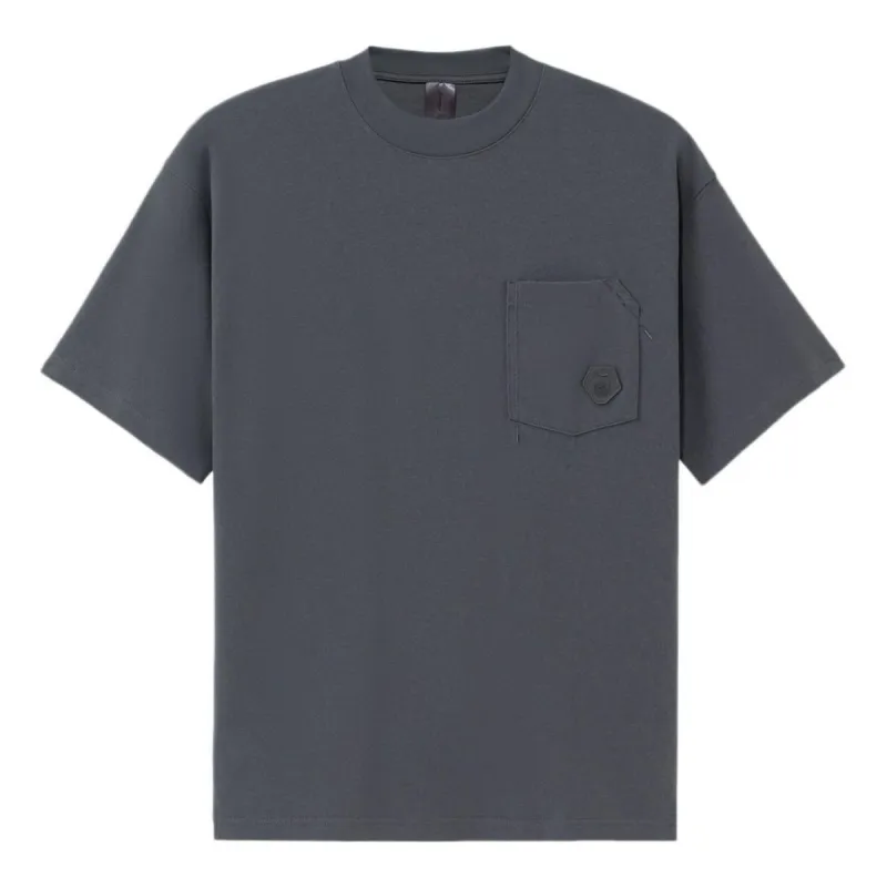 Li-Ning x Jackie Chan Kung Fu Pocket T-shirt 'Storm Grey' AHSS205-2 sold by KicksCrew