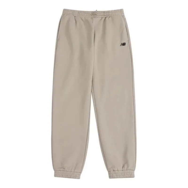 New Balance NB Logo Woven Jogger 'Beige' MLD43101-LBE sold by KicksCrew