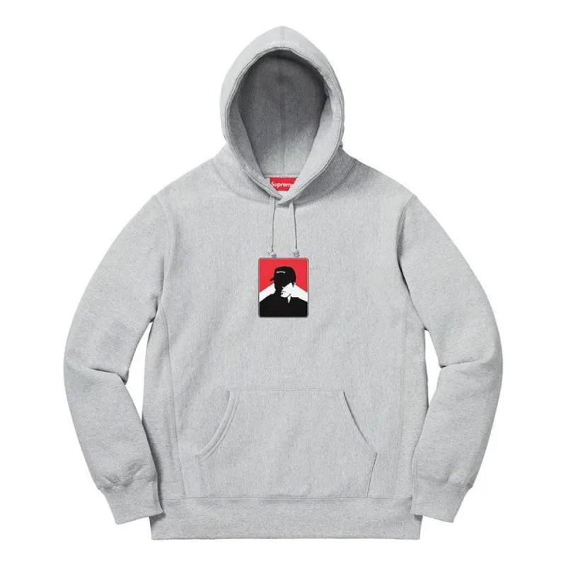 Supreme Portrait Hoodie 'Grey Red Black' SUP-FW20-014 sold by KicksCrew