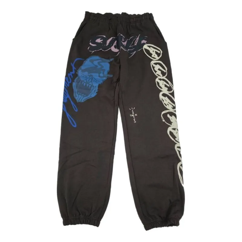 Travis Scott Cactus Jack For Fragment Sunrise Sweatpants 'Washed Black' CJFN-SS33 sold by KicksCrew