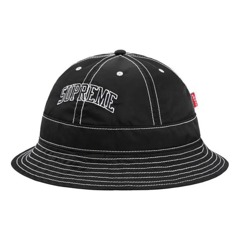 Supreme x Levi's Nylon Bell Hat 'Black White' SUP-FW19-841 sold by KicksCrew