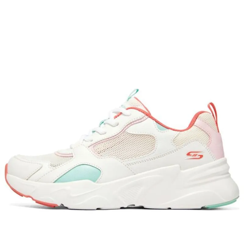 (WMNS) Skechers DLites 'White Pink' 117357-WMLT sold by KicksCrew