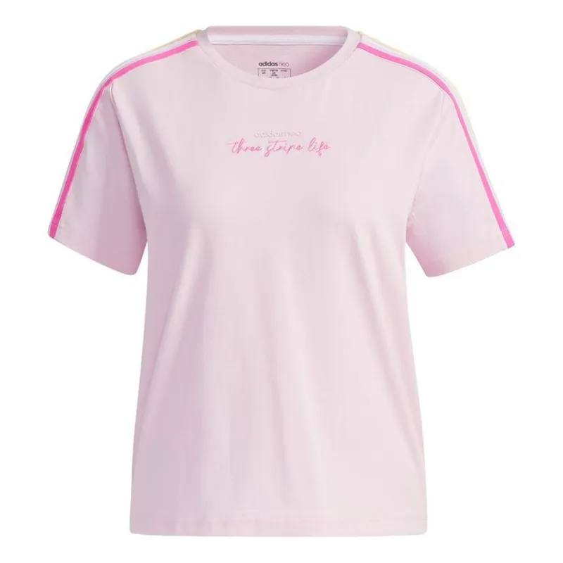 (WMNS) adidas neo Sport T-shirt 'Pink' GP5530 sold by KicksCrew