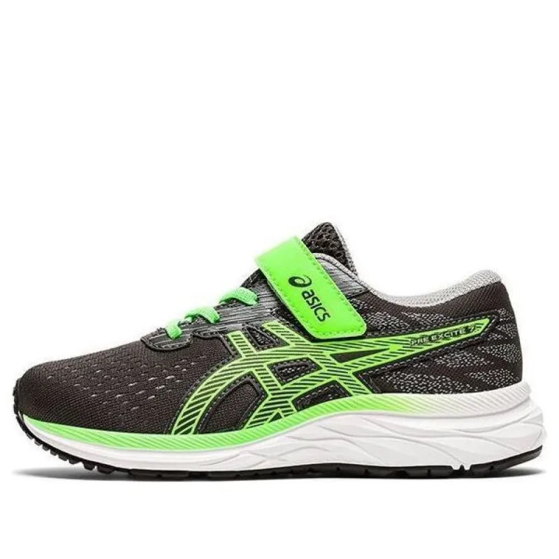(PS) ASICS Pre Excite 7 'Graphite Grey Green Gecko' 1014A101-021 sold by KicksCrew