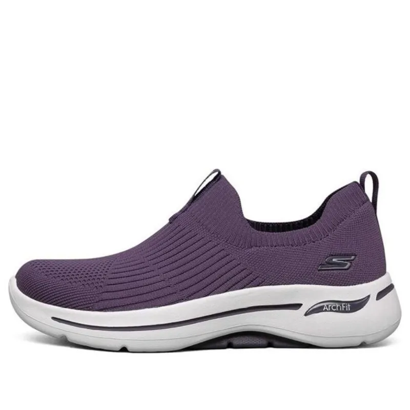 (WMNS) Skechers Go Walk Arch Fit 'Iconic - Purple' 124409-PUR sold by KicksCrew