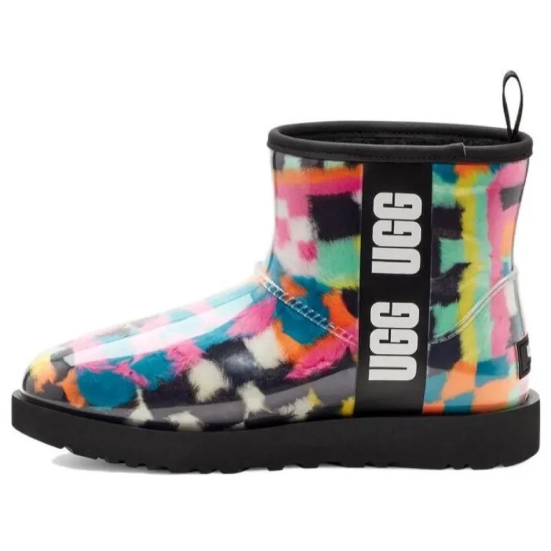 (WMNS) UGG Classic Clear Mini Boot Checks 'Black Multi' 1135530-BLKM sold by KicksCrew
