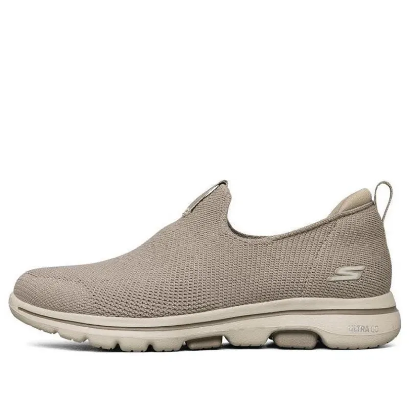 (WMNS) Skechers Go Walk 5 'Taupe' 124222-TPE sold by KicksCrew