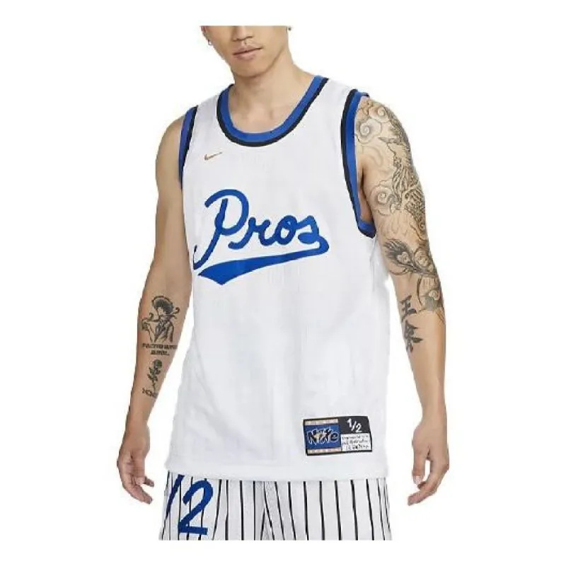 Nike Dri-FIT Lil Penny Premium Jerseys 'White Blue' DA5992-100 sold by KicksCrew