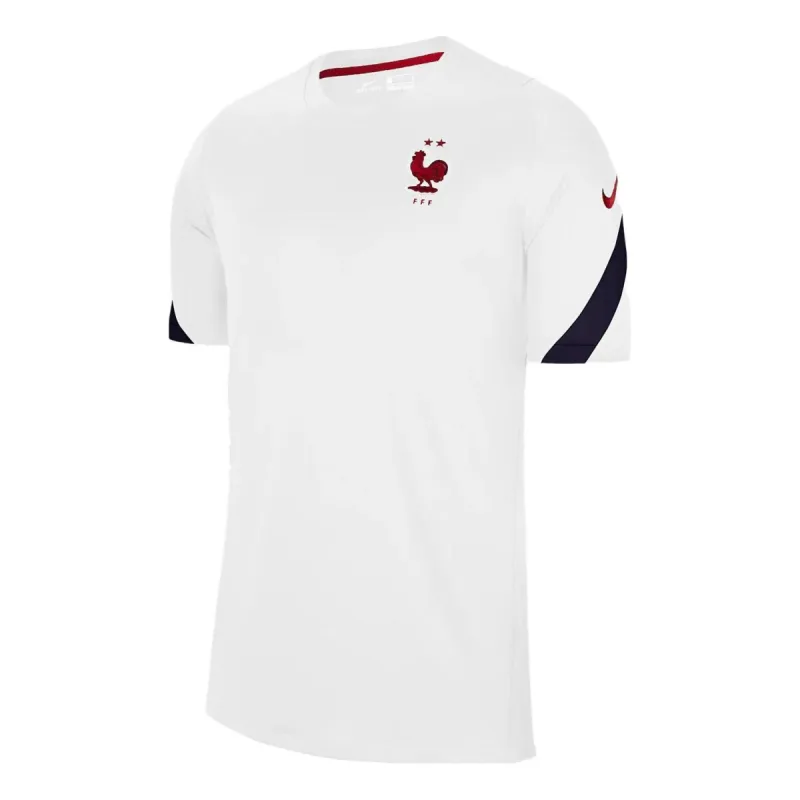 Nike France Soccer Team Training T-Shirt 'White' CD2177-100 sold by KicksCrew