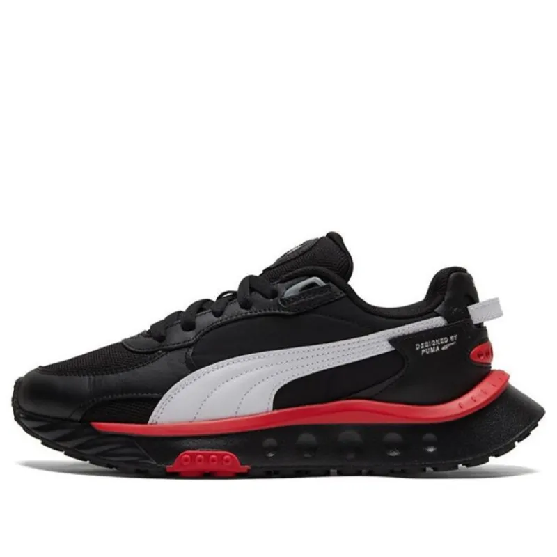 Puma Wild Rider Route 'Black Poppy Red' 381597-01 sold by KicksCrew