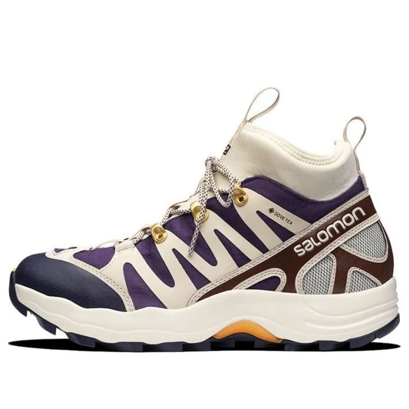 SALOMON Xa Pro 1 Mid Gore-Tex 'Cream Purple Brown' 414592 sold by KicksCrew