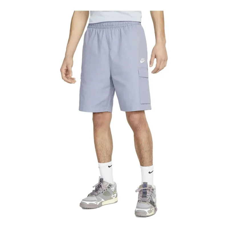 Nike Club Woven Cargo Shorts 'Ashen Slate' FB1246-493 sold by KicksCrew