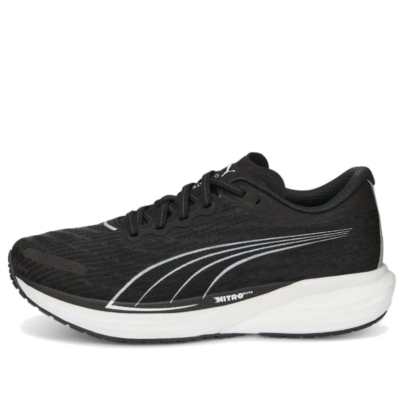 Puma Deviate Nitro 2 Wide 'Black White' 377484-01 sold by KicksCrew