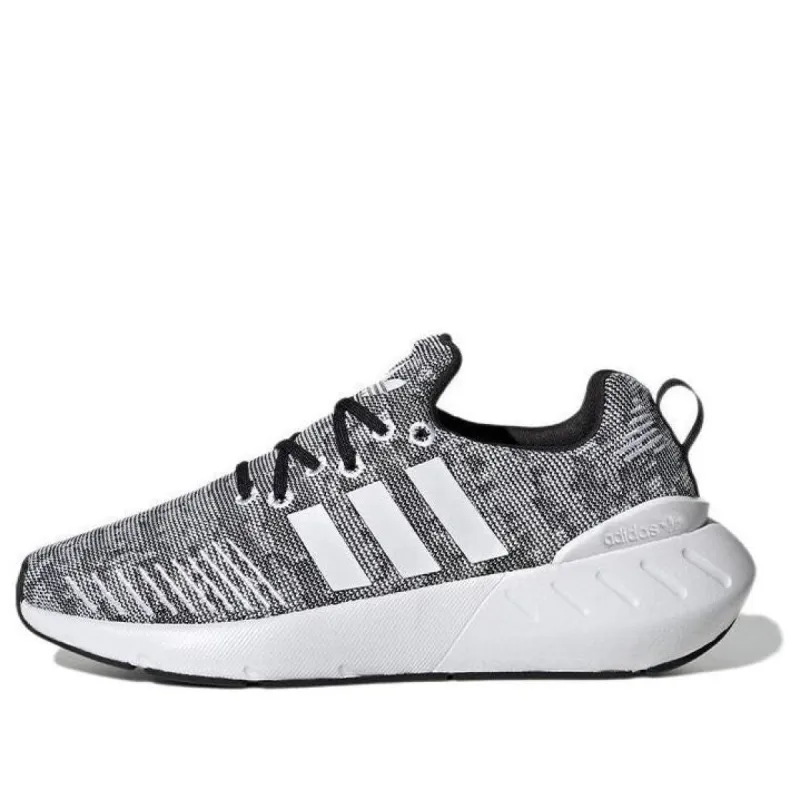 (GS) adidas originals Swift Run 22 'White Black' GZ1554 sold by KicksCrew