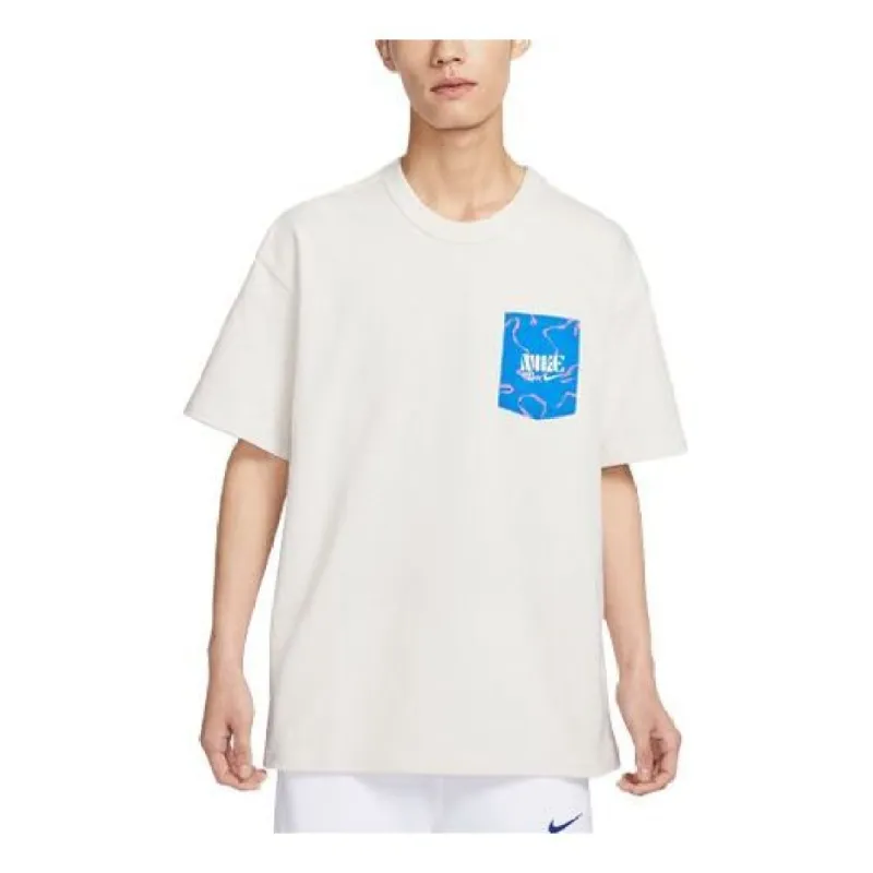 Nike Just Do It Chest Pocket T-Shirt 'White' FJ7681-030 sold by KicksCrew