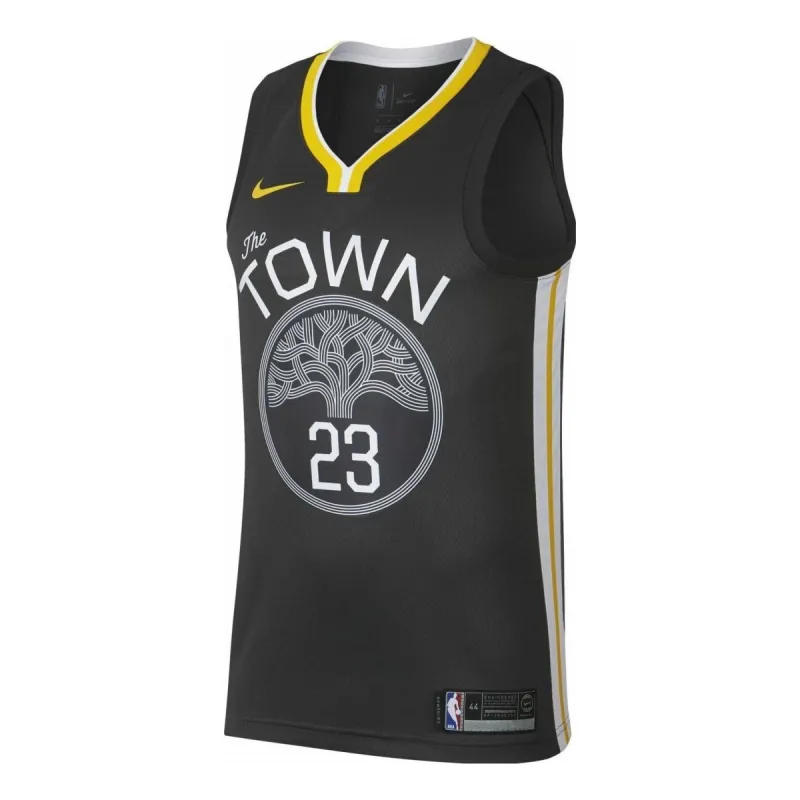 Nike NBA Golden State Warriors Draymond Green Swingman Jersey 'Black' 877205-064 sold by KicksCrew