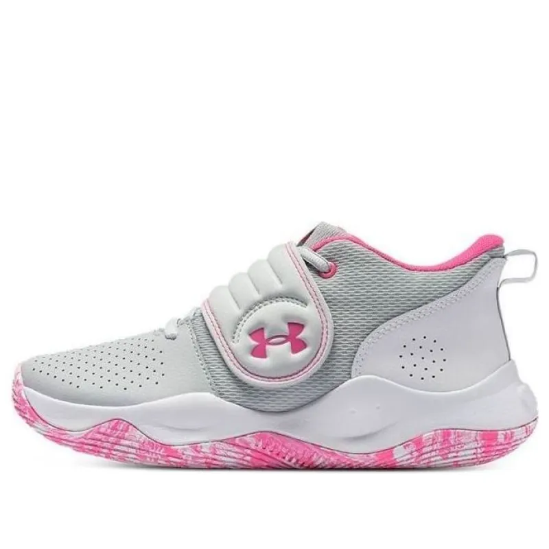 (GS) Under Armour Zone BB 'Grey Pink' 3024262-100 sold by KicksCrew