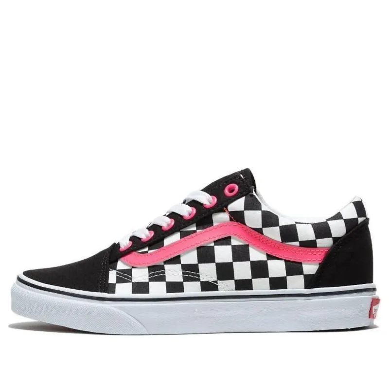 Vans Vans Old Skool Skateboarding Shoes 'Black White Pink' VN0A3VC1446 sold by KicksCrew