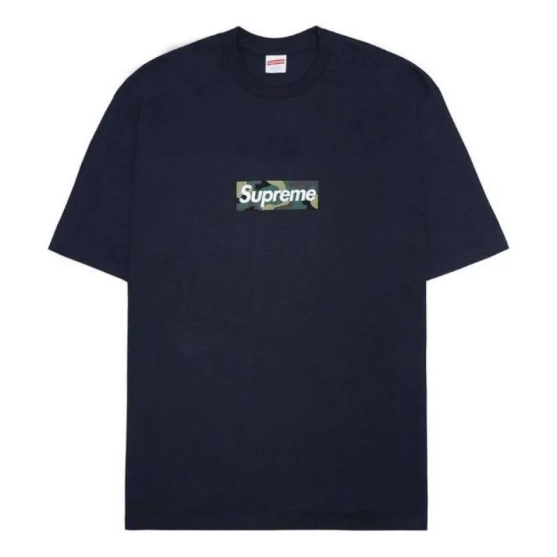 Supreme FW23 Box Logo T-Shirt 'Navy' 168421 sold by KicksCrew