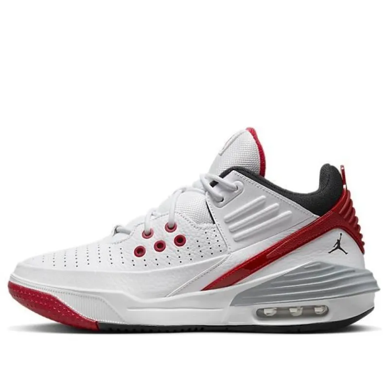 Air Jordan Max Aura 5 'White Black Varsity Red' DZ4353-101 sold by KicksCrew