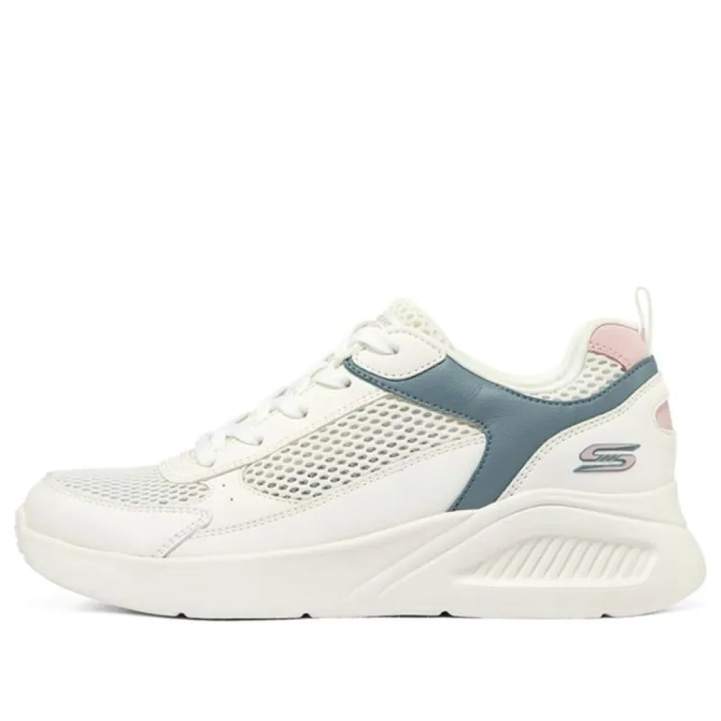 (WMNS) Skechers Bobs Shoes 'White Green' 117155-WMLT sold by KicksCrew