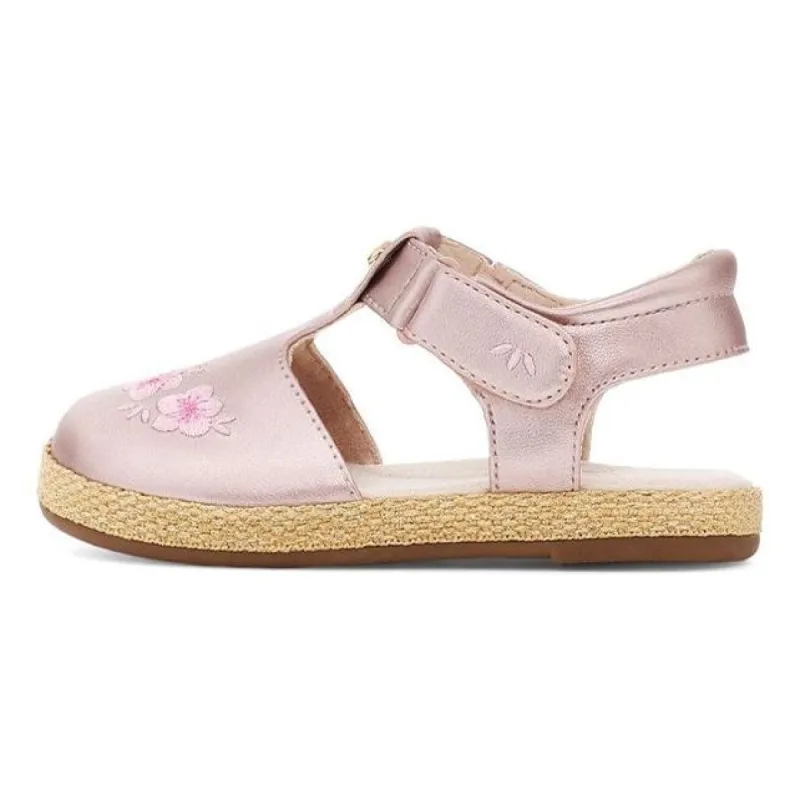 (TD) UGG Emmery Sandal 'Rose Gold Metallic' 1118574T-RGMT sold by KicksCrew