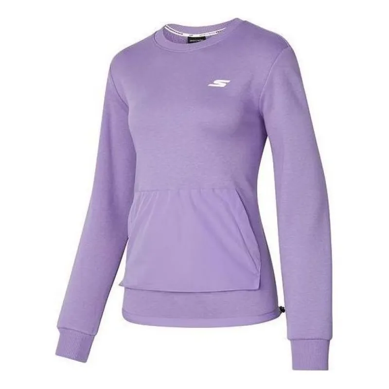 (WMNS) Skechers Logo Printed Crew Sweater 'Multi-Color' P421W054-158086 sold by KicksCrew