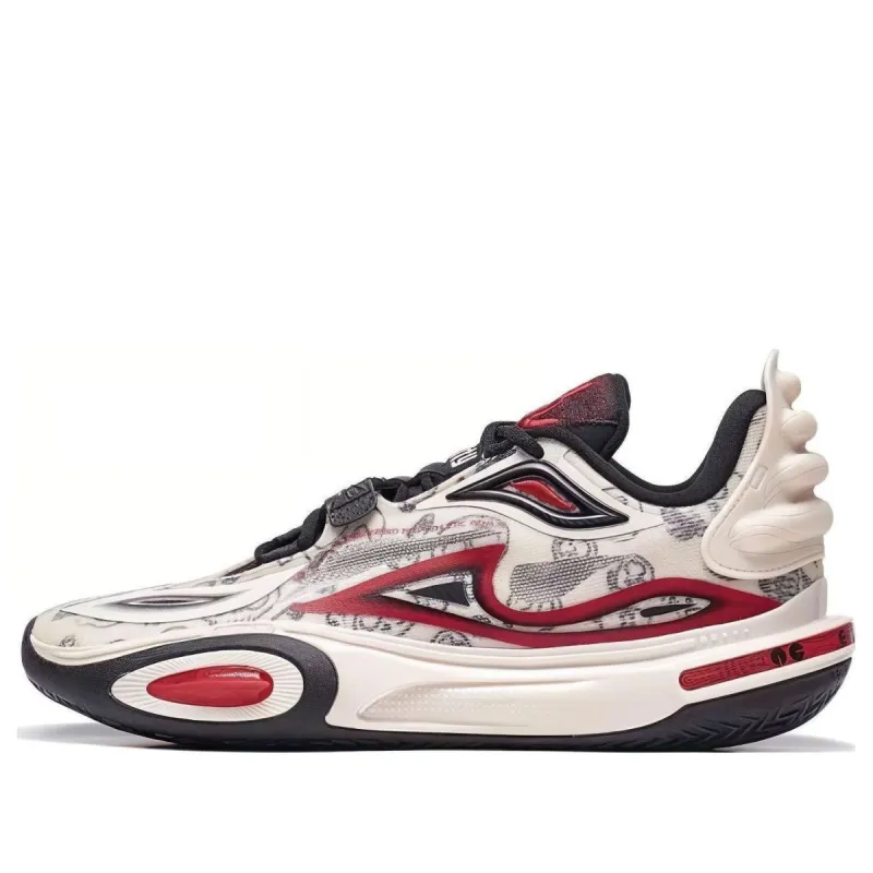 Li-Ning Wade All City 11 V2 'Beige Black Red' ABPT051-1 sold by KicksCrew